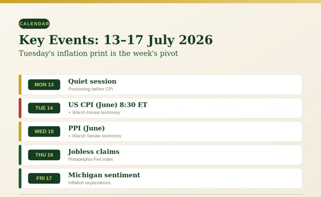 Key Economic Events That Will Move Gold This Week
